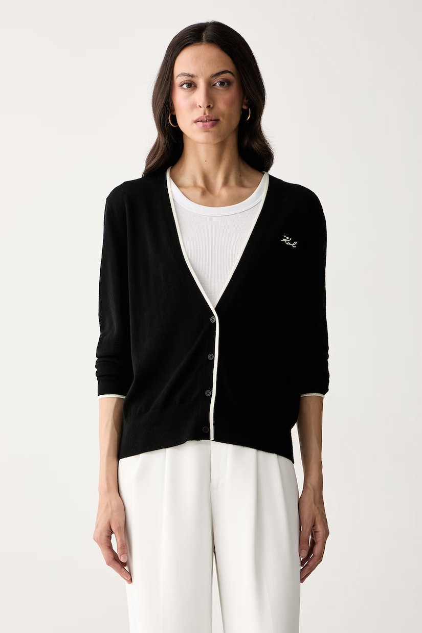 Karl Lagerfeld cardigan pentru femei din lână
