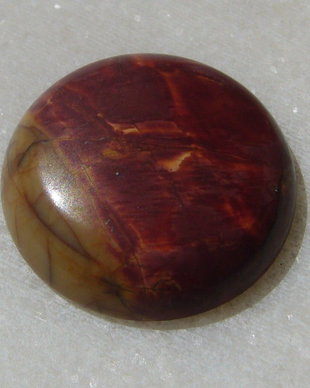 Picasso jasper cabochon aprox 25x6.5 mm