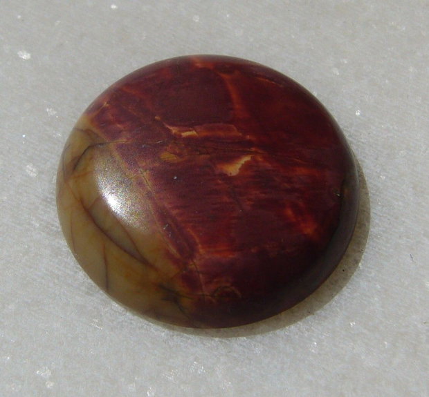 Picasso jasper cabochon aprox 25x6.5 mm