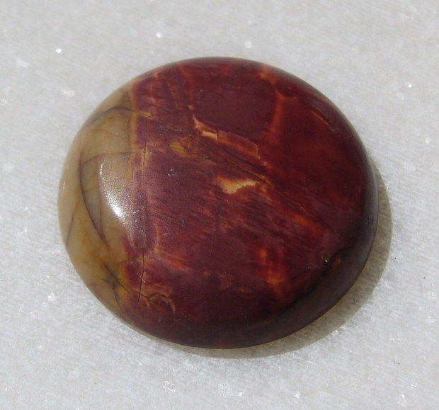 Picasso jasper cabochon aprox 25x6.5 mm