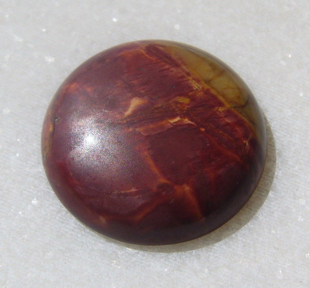 Picasso jasper cabochon aprox 25x6.5 mm