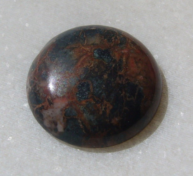 Picasso jasper cabochon aprox 25x7 mm