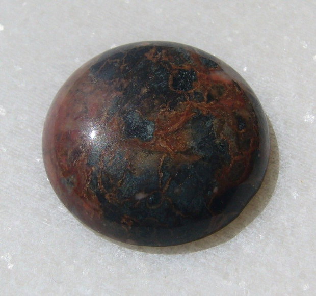 Picasso jasper cabochon aprox 25x7 mm