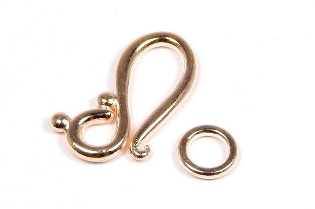 Inchizatoare carlig, cupru, 20.5x12 mm