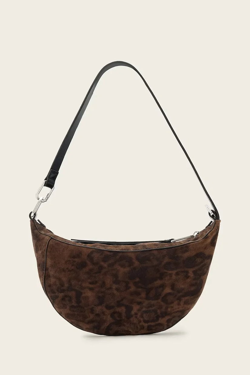 AllSaints hobo bag pentru femei din piele întoarsă LUNA