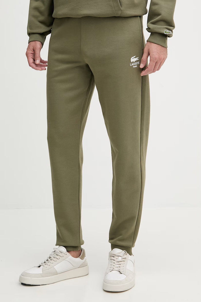 Lacoste pantaloni de trening din bumbac