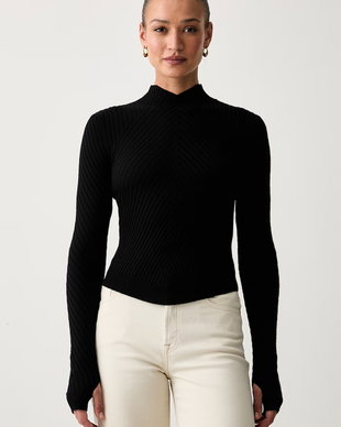 Victoria Beckham pulover pentru femei din lână merino