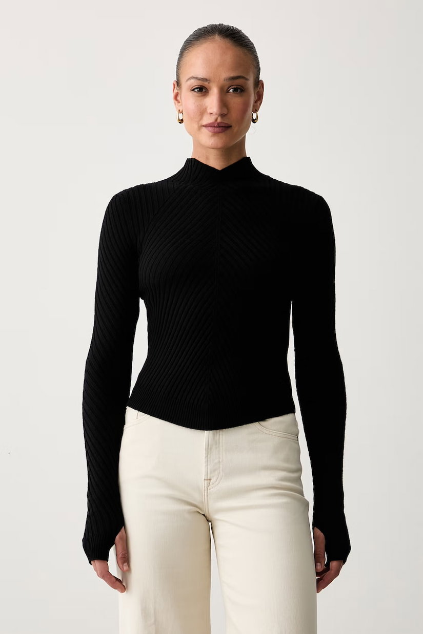 Victoria Beckham pulover pentru femei din lână merino