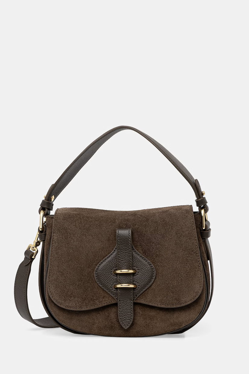 Coccinelle geantă crossbody pentru femei din piele întoarsă MAVERY SUEDE