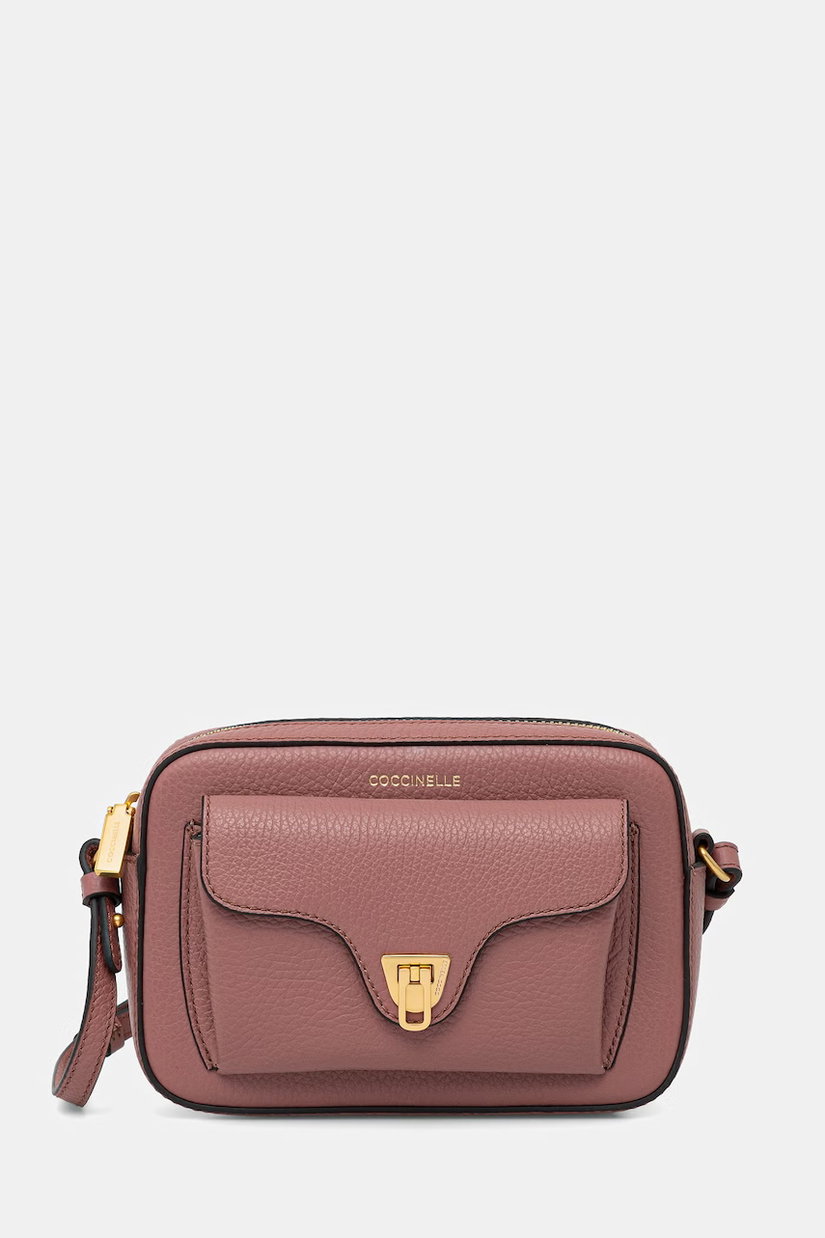 Coccinelle geantă crossbody pentru femei din piele