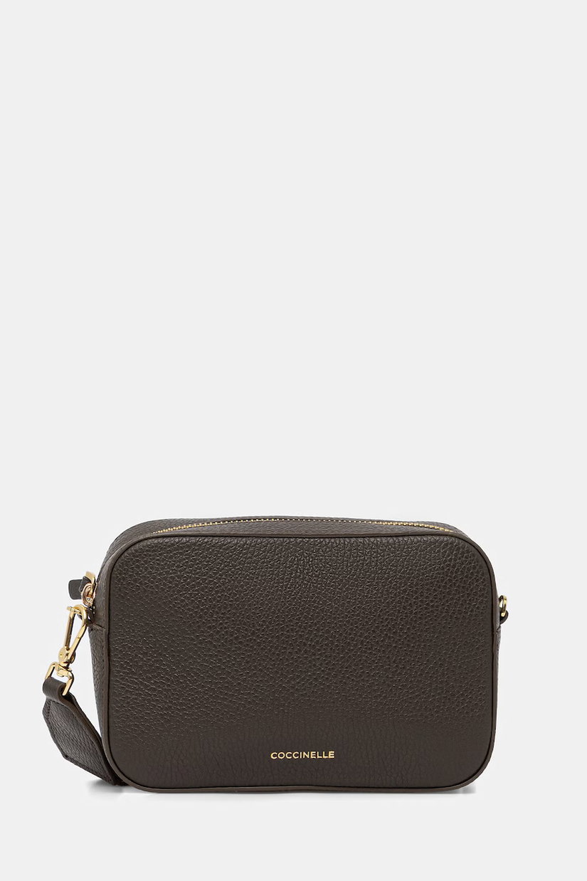 Coccinelle geantă crossbody pentru femei din piele