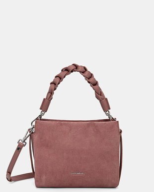 Coccinelle geantă crossbody pentru femei din piele întoarsă