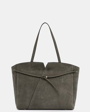 BOSS geantă shopper pentru femei din piele întoarsă BOSS REVERS TOTE S