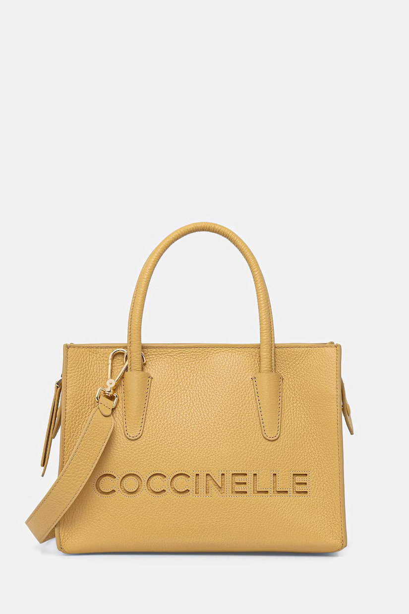 Coccinelle geantă crossbody pentru femei din piele