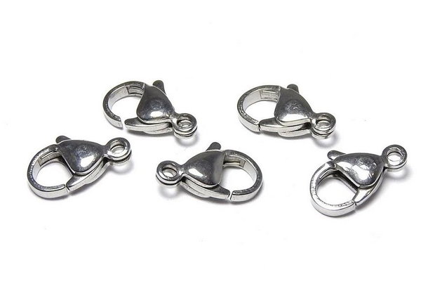 Inchizatoare lobster, otel inoxidabil, 12x7 mm