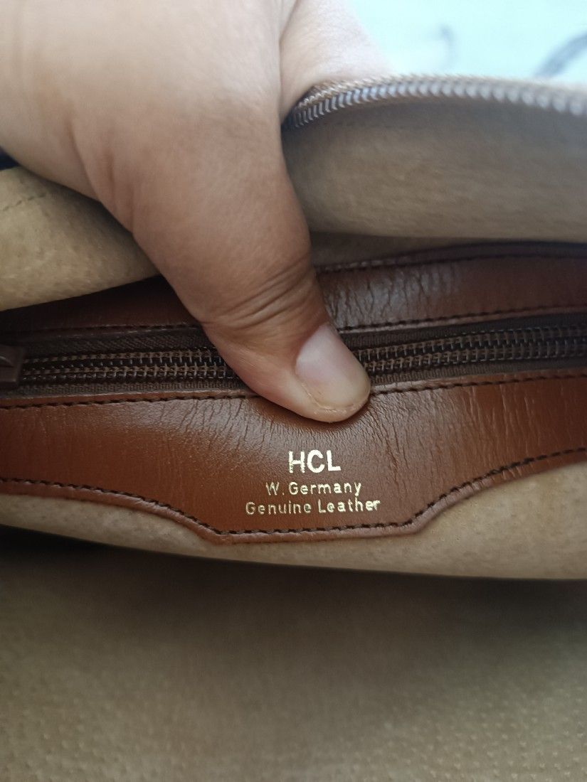 Geanta HCL din piele naturala