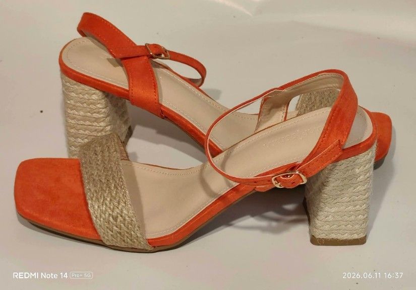 Sandaleta materiale naturale  marine 40
