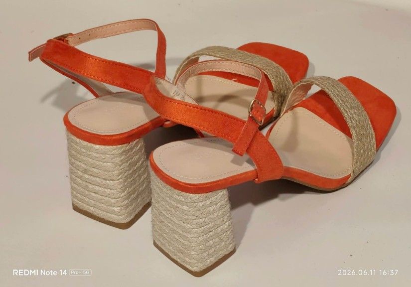 Sandaleta materiale naturale  marine 40