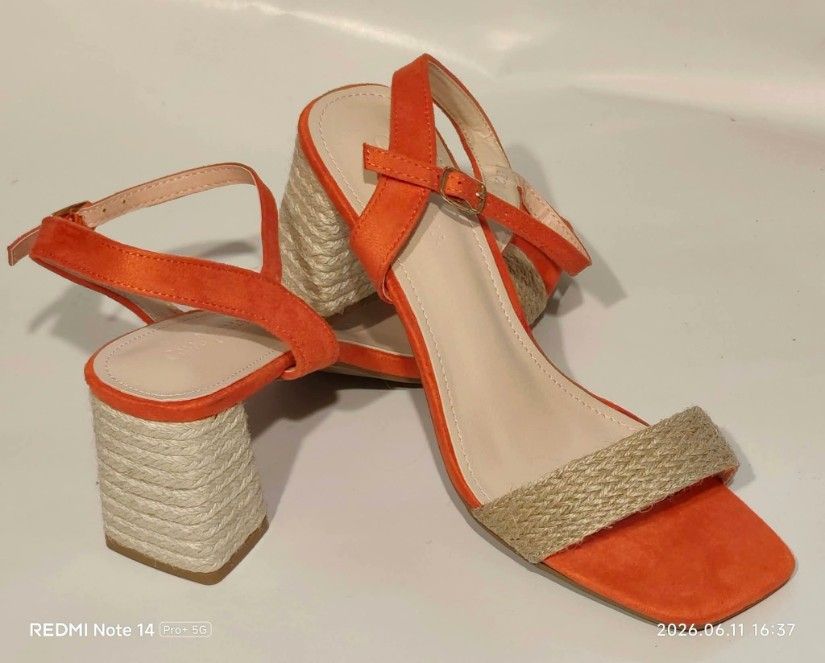 Sandaleta materiale naturale  marine 40