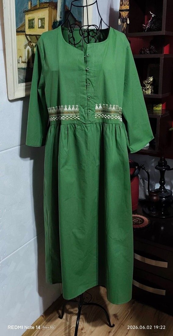 Rochie leja din bumbac