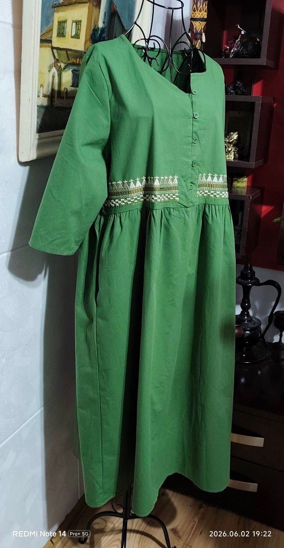 Rochie leja din bumbac