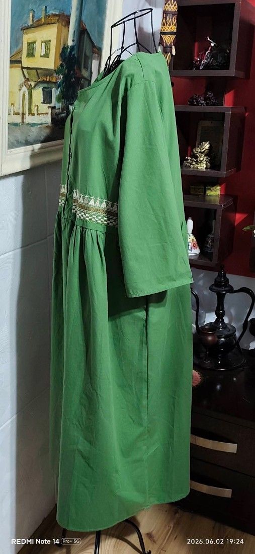 Rochie leja din bumbac