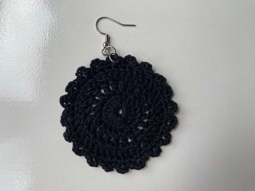 Cercei crosetati, mandala