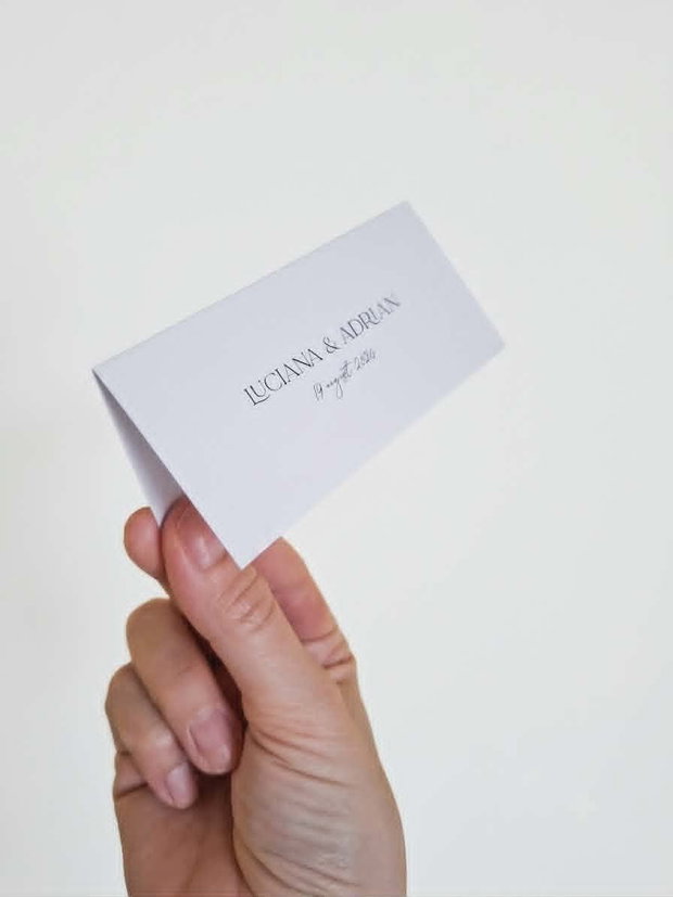 Place cards personalizate cu sigiliu de ceară verde - Eleganță pentru nunta ta