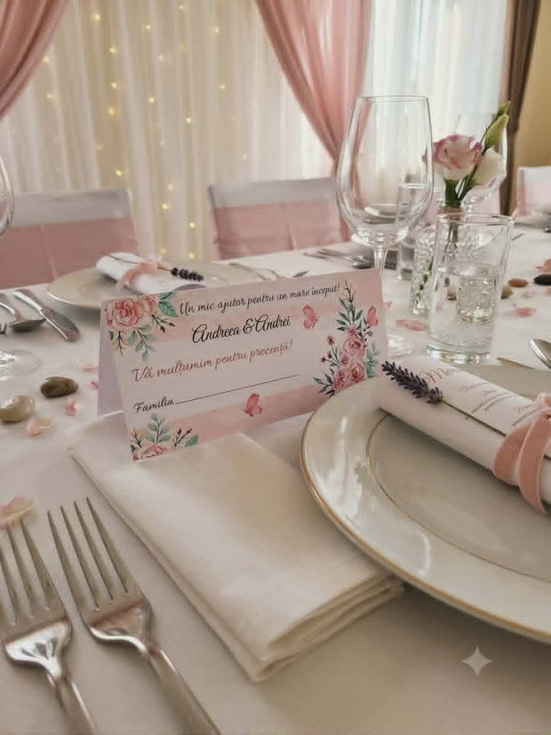 Plicuri de dar personalizate - Design ilustrat pentru evenimente memorabile (Nuntă/Botez)