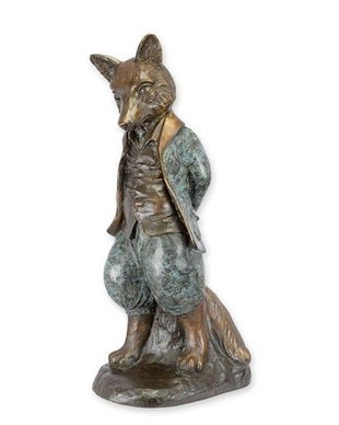 Domnul Vulpe-statueta vieneza din bronzDomnul Vulpe-statueta vieneza din bronz