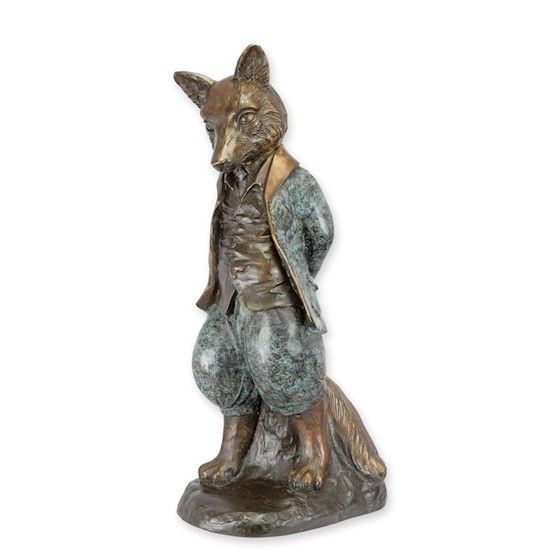 Domnul Vulpe-statueta vieneza din bronzDomnul Vulpe-statueta vieneza din bronz
