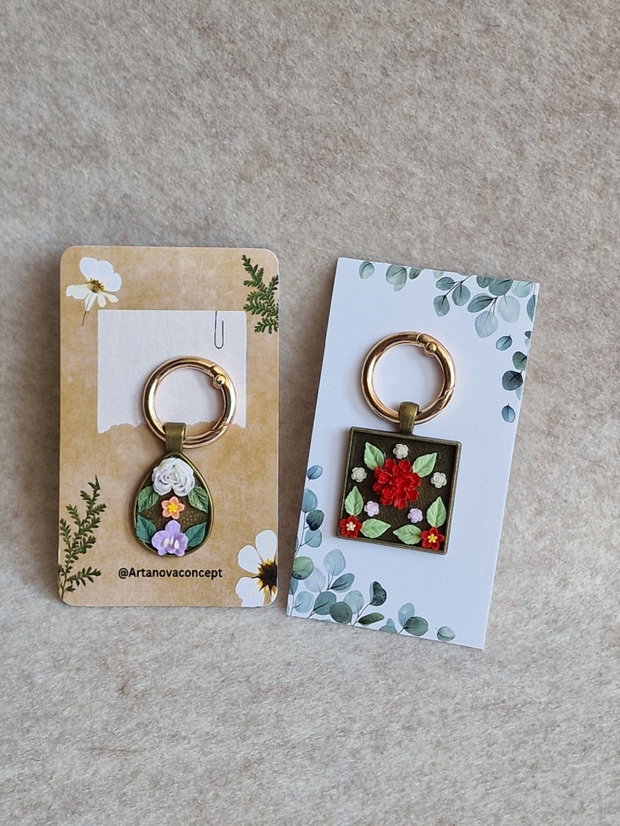 Breloc floral
