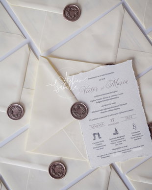 Invitație Nuntă Ivory