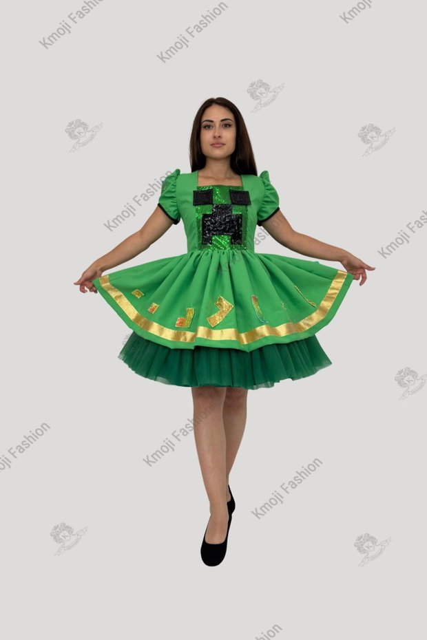 Rochie Minecraft Creeper-Girl Adult