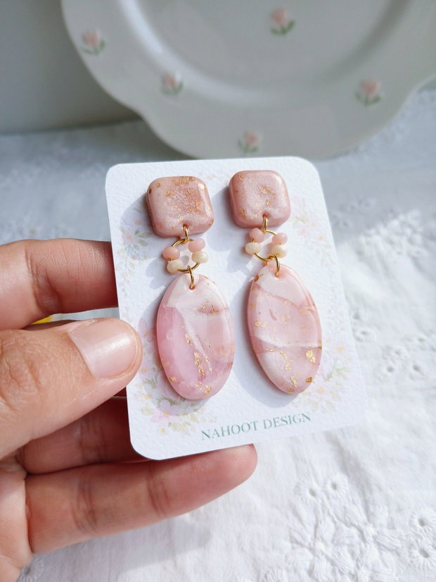 Cercei Pink Marble
