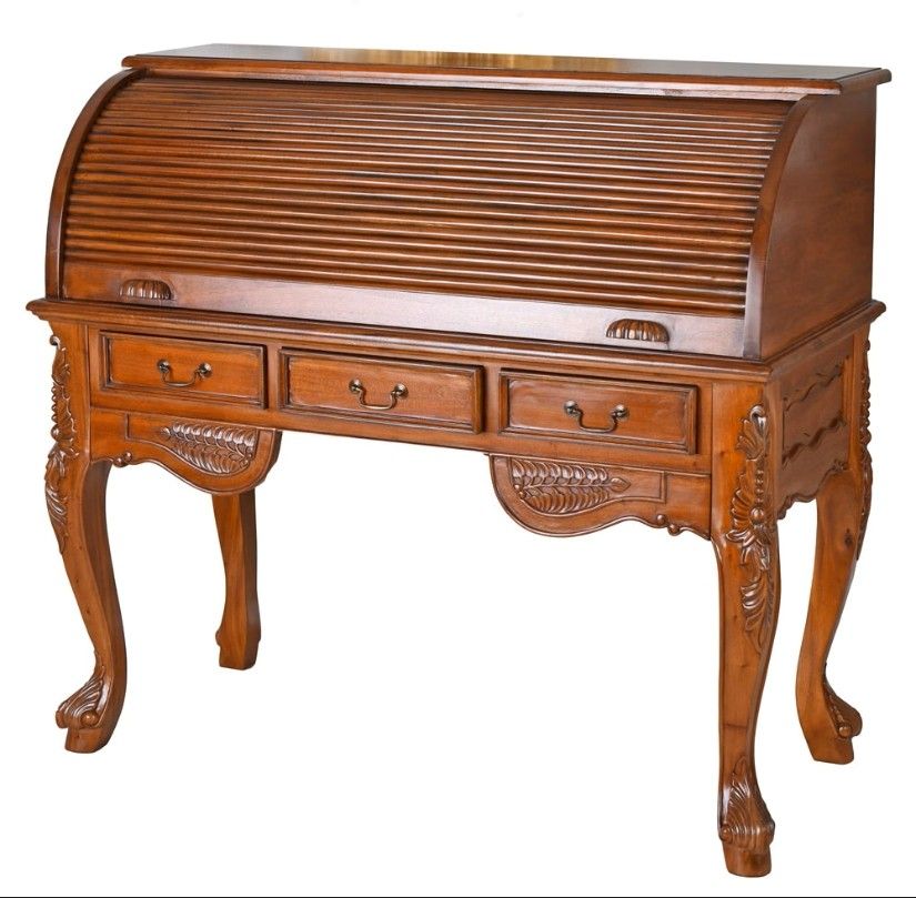 Secretaire Art Nouveau din lemn mahon
