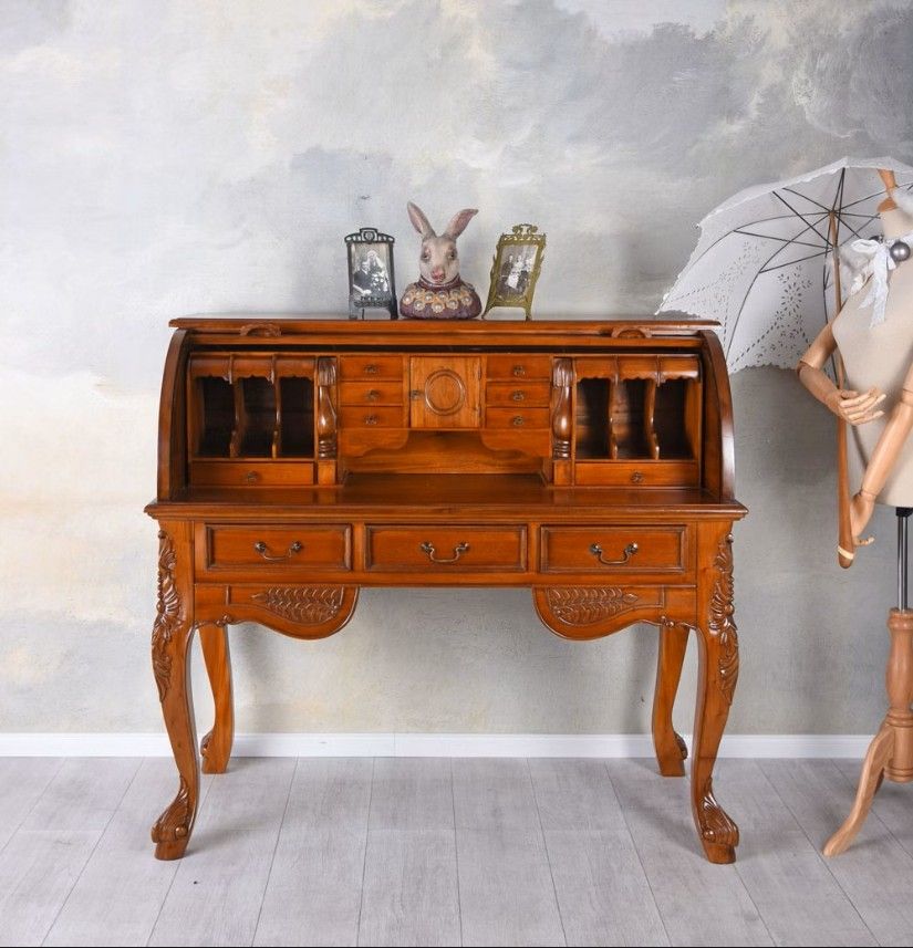 Secretaire Art Nouveau din lemn mahon