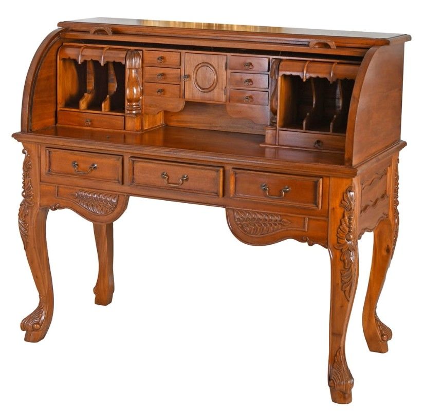Secretaire Art Nouveau din lemn mahon