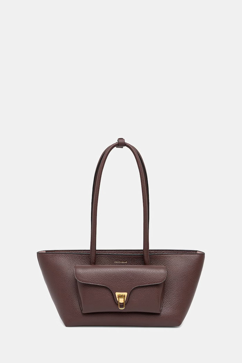 Coccinelle geantă shopper pentru femei din piele DOUBLE BEAT