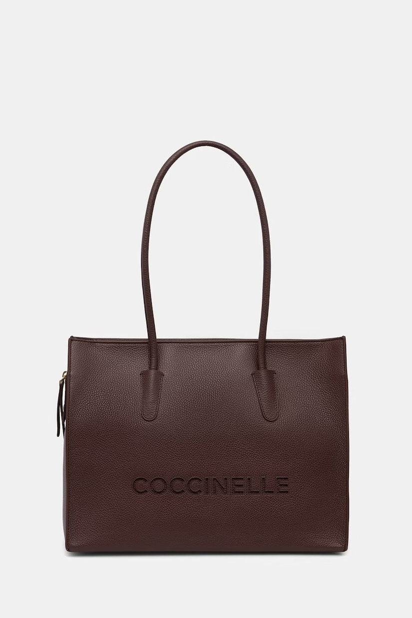 Coccinelle geantă shopper pentru femei din piele