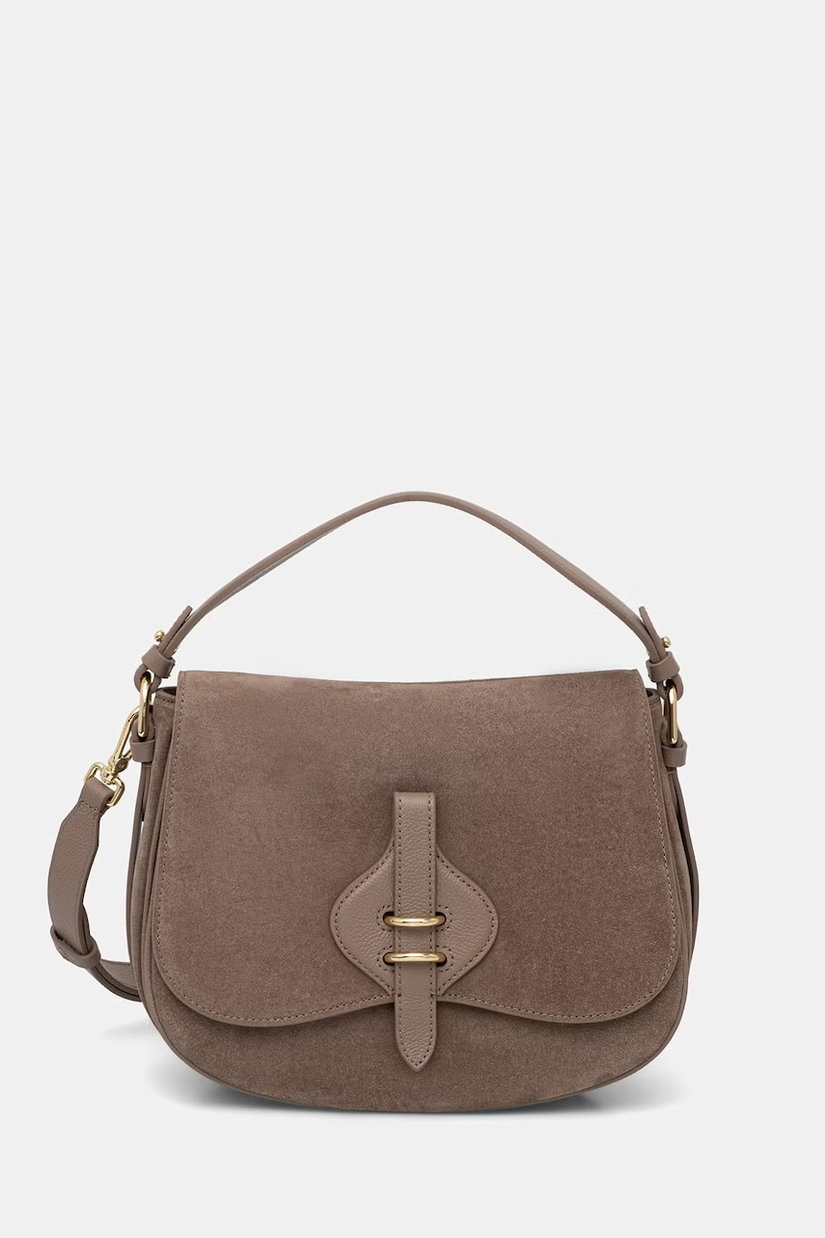 Coccinelle geantă crossbody pentru femei din piele întoarsă MAVERY SUEDE