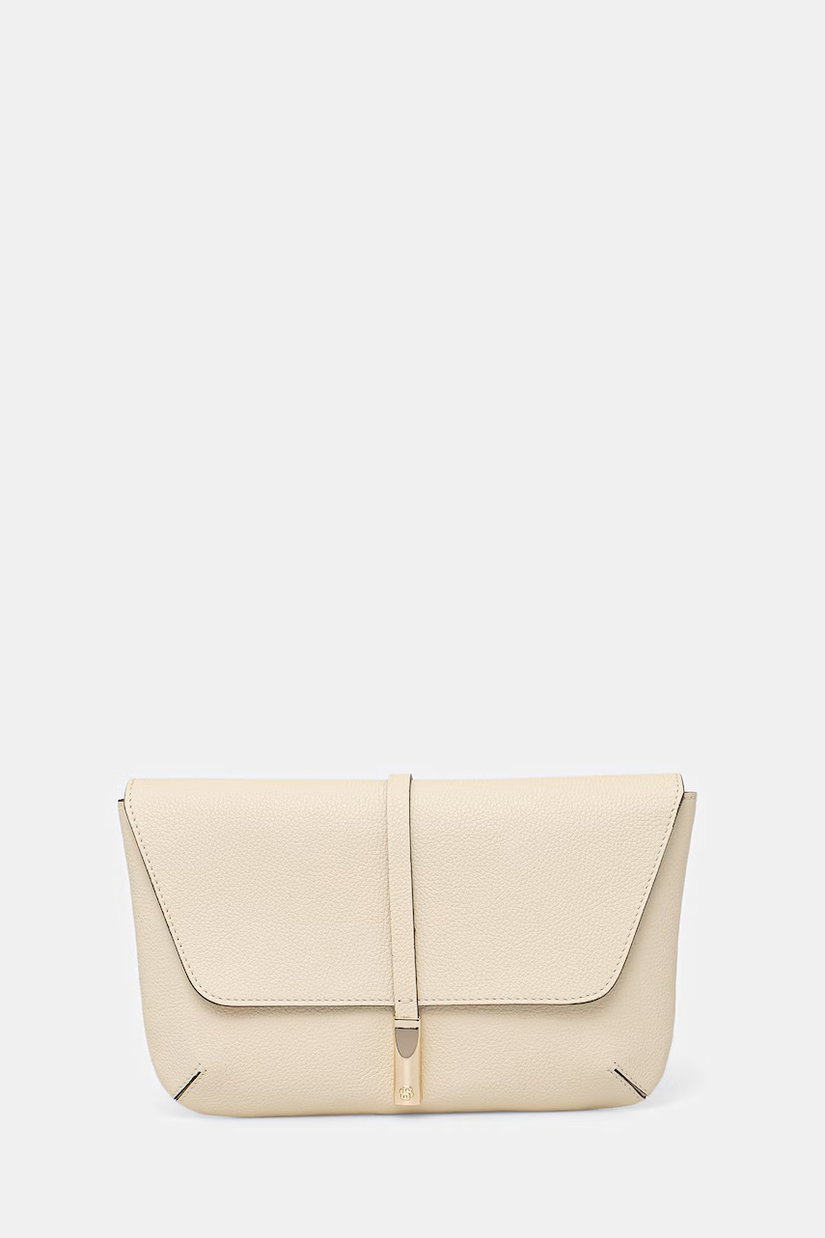 BOSS geantă plic pentru femei, din piele REAH CLUTCH