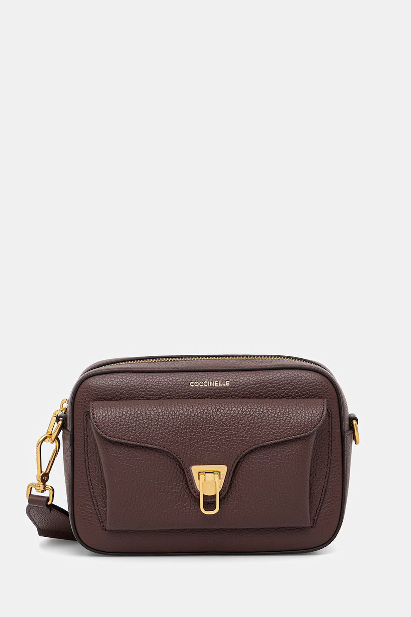 Coccinelle geantă crossbody pentru femei din piele