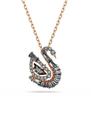 Swarovski lănțișor cu pandantiv pentru femei placat cu aur zirconiu cubic
