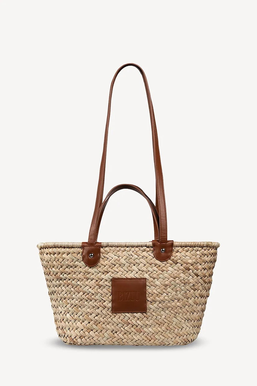 BIZUU geantă shopper pentru femei împletită