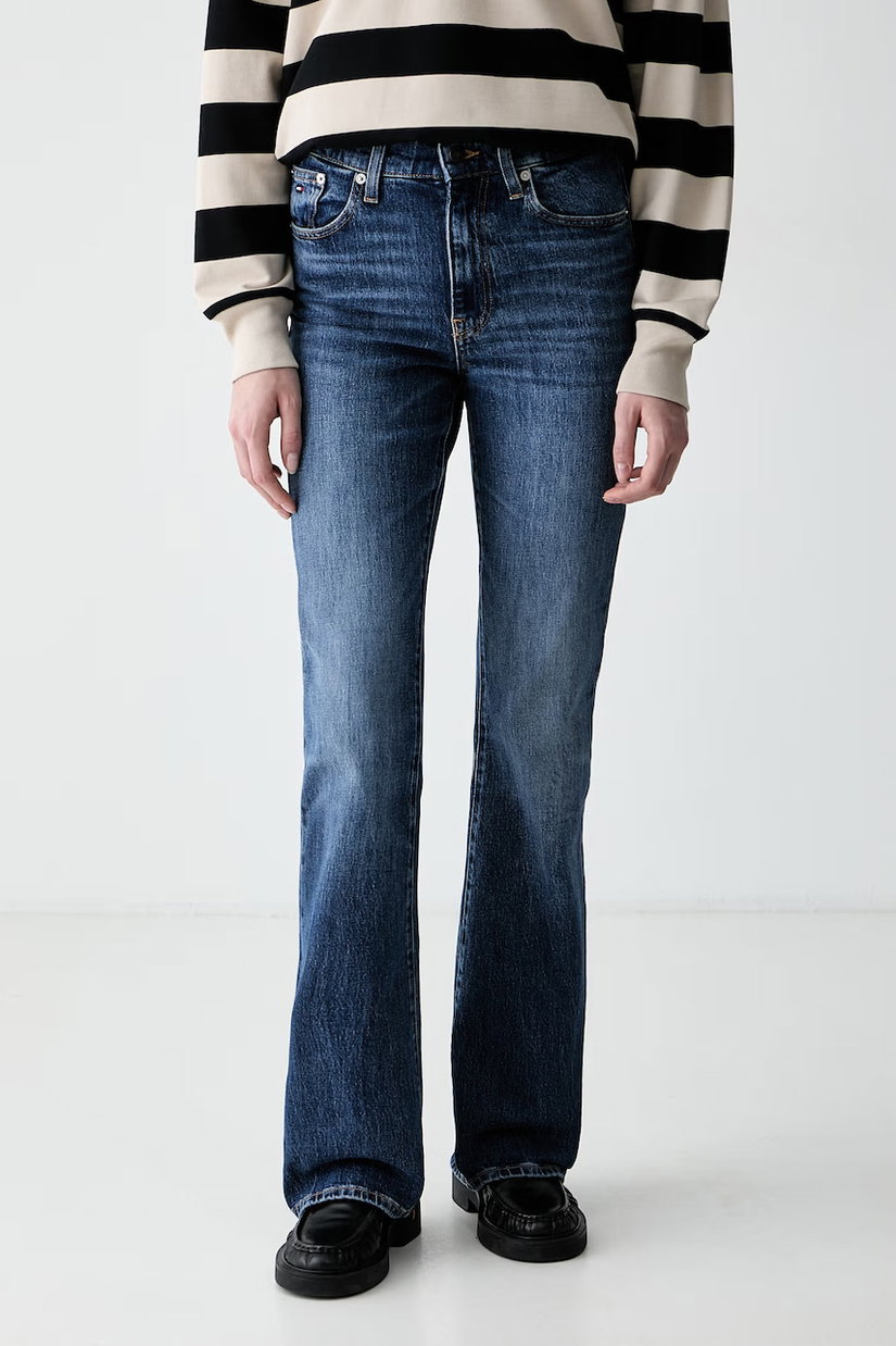 Tommy Jeans blugi flared pentru femei
