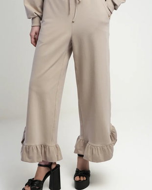 BIZUU pantaloni de trening pentru femei din bumbac cu elastan