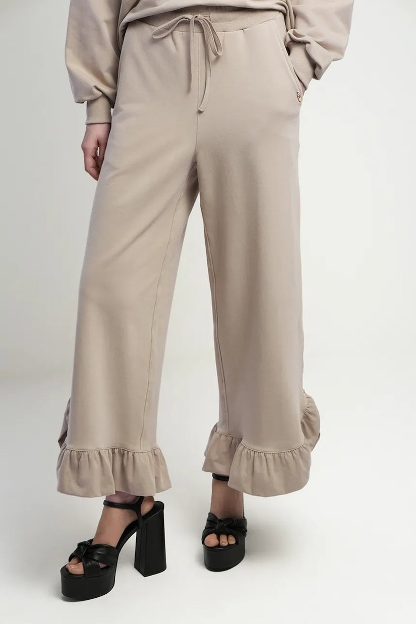 BIZUU pantaloni de trening pentru femei din bumbac cu elastan