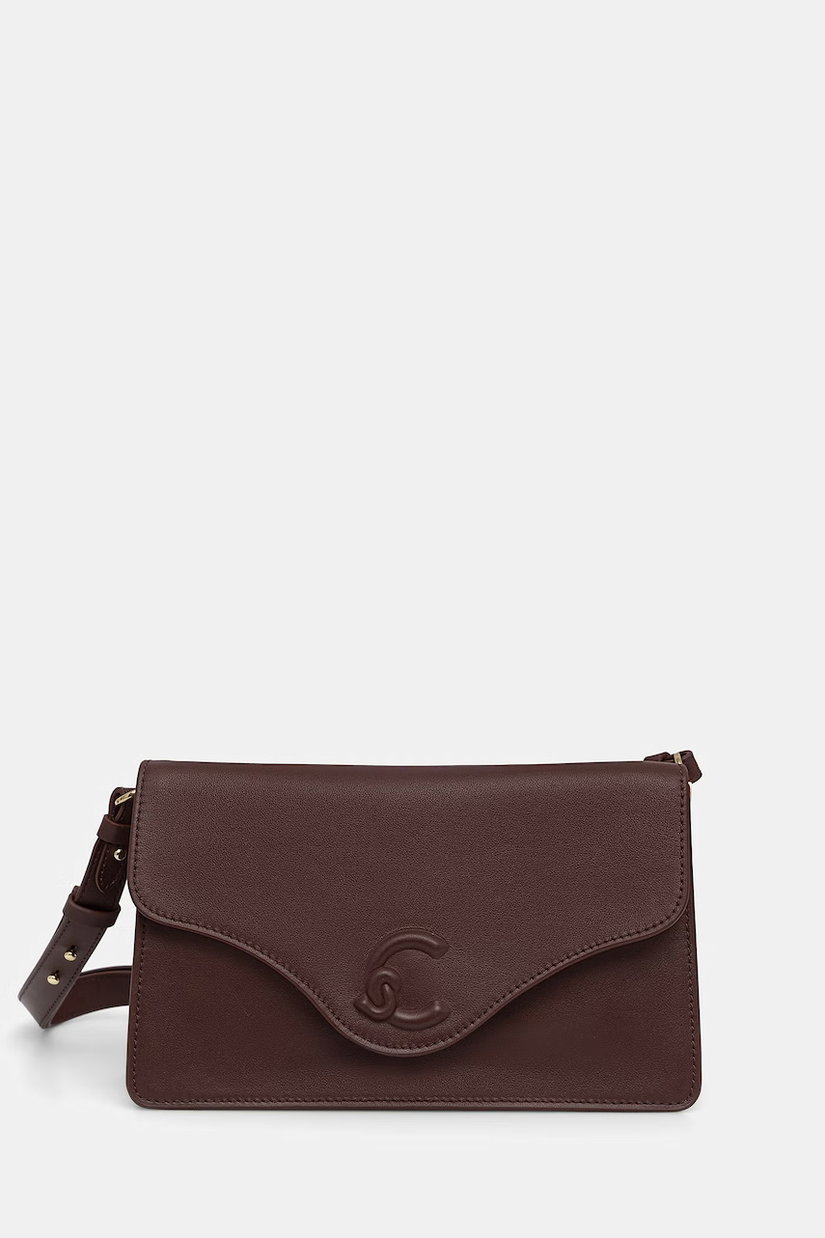 Coccinelle geantă crossbody pentru femei din piele