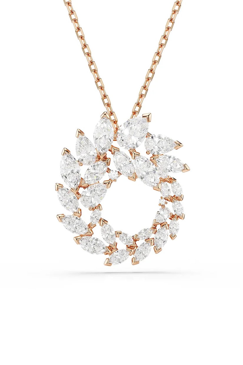 Swarovski lănțișor pentru femei placat cu aur zirconiu cubic MESMERA